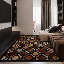 58 Chic Modern Designer Bull Leather Bull Fur Neoclassical Eu Style Sofa Living Room New Chinese Carpet Horse Hair Carpets
