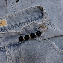 Skirt pants waist change small pin Female jacket Large pin cardigan Sweater corsage pearl decorative pin buckle Scarf