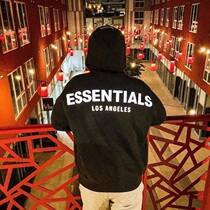 FOG FEAR OF GOD double line ESSENTIALS reflective Tide brand high street loose hip hop hooded sweater men