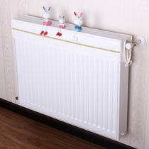 Simple white radiator cover fabric anti-blackening heating cover Old-fashioned radiator anti-baking cover dust-proof decorative cover customization