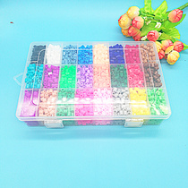 5MM spelling bean supplement set with iron Children diy environmental puzzle puzzle match bean creative hot pressing toy