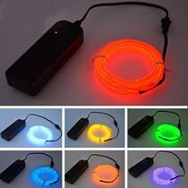 New 1 2 3 5M Flexible Led Neon Light Glow EL Wire Rope Tube