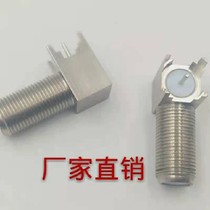 Promotion of high quality all copper Imperial four claw right angle F head TV socket circuit board F accessories socket four claw terminal