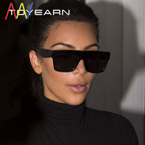 Women Sunglasses Fashion Retro Square Mirror men sun-Glasses