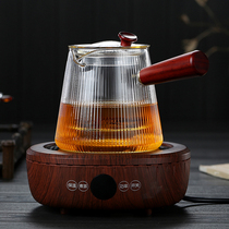 Glass cooking teapot single pot Heat resistant high temperature thickened side turn filter tea set electric pottery stove Boiling Water Bubble Tea Ware