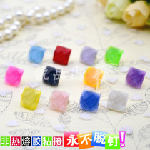 Long color map small cork plate painting photo wall Press nail big creative pin I-shaped nail decoration big head color nail