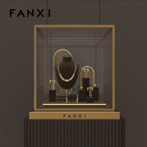 Fanxi FANXI Original Jewelry Shop Windows Display Props Metal Light Lavish Watch Show Shelf TT104 Deep Curry
