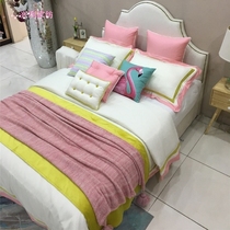 Showroom-like inter-board furniture assorted bed goods Small Nordic childrens house Girls postmodern bed with multiple sets