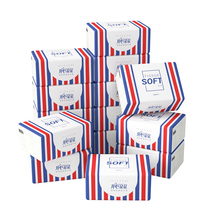 Happy Duoduo paper towel household raw wood pulp facial tissue napkin British toilet paper paper