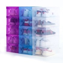    (20pcs)thickened transparent shoe box Drawer shoe box Plastic shoe box Mens and womens shoes storage 