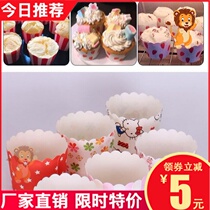 Christmas Marffin Cup cake cupcake cupcake High Temperature Resistant Cup Steam Grilled Little Maven Mold Paper Toaster Oven Exclusive Baking