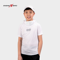 Engine bird childrens royal wind speed dry clothes 2020 summer short sleeve T-shirt UV protection sports quick-drying T-shirt