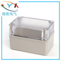 Transparent cover waterproof junction box 80*130*85 outdoor cable branch ABS power sealed terminal industrial control box