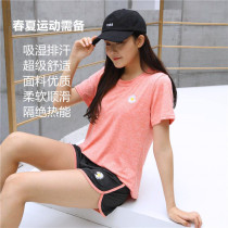 womens spring summer professional quick drying net popular yoga clothes gym running sports suit loose slim