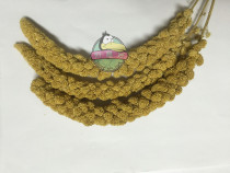 Small bird parrot snack yellow millet spike bird food Bird snack about 50g