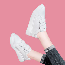 Spring Shoes Genuine Leather Small White Shoes Sliding Board Shoes 2020 Spring New Ins Bursting with Lean Thick Bottom Single Shoes Casual Shoe Tide