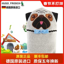 Germany imported HUGO frosch cartoon doll small water injection hot water bag baby warm water bag