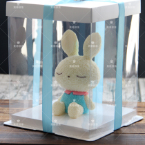 Big ears rabbit 3D three-dimensional silicone mold baking mousse cake cartoon ice cream dessert cake mold summer