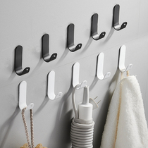 Punch-free strong viscose clothes adhesive hook door wall hanger toilet towel load-bearing wall hook
