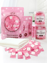 100 pieces disposable compressed towel Travel pure cotton face towel Portable net red face towel Shake sound small square towel for women