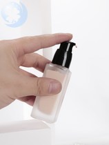 Full sub-sample liquid foundation bottled frosted glass travel portable cosmetics concealer cream bottle Press