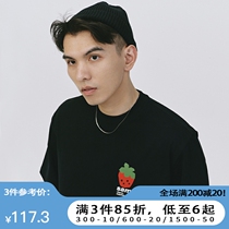 SAMESAME22SS strawberry short sleeve T-shirt summer loose pure cotton new half sleeve minimalist couple street men and women