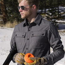 TAD American outdoor Highland Shirt Highland Army fan Merino double pocket long sleeve Shirt men spot