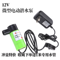 Small water pump Miniature 12V mini pump Self-priming pump Small electric rhinestone slotting machine High pressure submersible pump