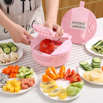 Kitchen vegetable cutting artifact multifunctional slicer vegetable cutter household shredder grater cutting potato shredder