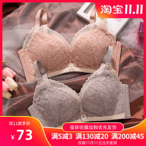 Small breasts recommended baby cotton small breasts underwear women gather anti-sagging and non-empty cups flat chest special bra