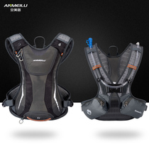 Anmei Road outdoor cross-country running backpack shoulder mens and womens marathon water bag backpack sports breathable cycling bag 5L