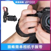 American Spider tarantula camera wrist strap leather suitable for Canon Nikon Sony Fuji micro-single camera