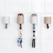 Cartoon squirrel hook childrens room creative cute clothes hook key door back pylons Bedroom coat hook