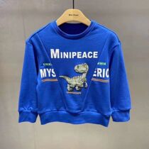 F1BFA3205 mini peace Taiping bird childrens clothing 2020 autumn clothing new printed sweater for boys 369