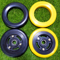 China United Resection Rubber Wheels Foolong Horse Walking Wheel Assembly Stroke Force Sweeping Road Car Solid Wheels Sanitation Car Polyurethane Wheels