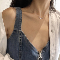 Summer Brief About 100 Hitch Fashion Necklace Women 2021 New Ins Tide Lukewarm Breeze Small Crowd Design Sense Lock Bone Chain