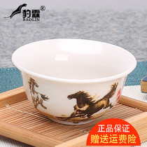 Jade porcelain cup-Ma to successfully open a piece of tea set ceramic cup Ru kiln small tea cup tea cup accessories