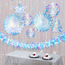 KTV Beauty House Golden Shop mall Christmas New Years Day Events ambience Scene Placement Neon Stars Creative Decorations