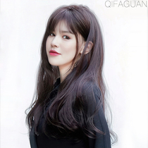  Ultra-light long hair piece one-piece medium long curly wig female slag female big wave fluffy natural realistic overhead hair replacement piece