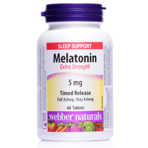 Canada imported webber naturals melatonin ampoule helps sleep long-lasting release for 6 hours