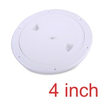 White round Yacht Marine spiral deck inspection passage hatch cover 4 inch marine screw deck