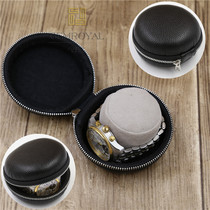Leather anti-pressure Watch protection bag watch box storage bag steel belt watch bag gift box
