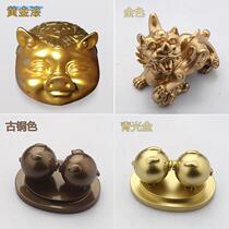 Bag hardware colorizer metal gold plating brush plating glitter gold Self-painting hand gold paint gilded flash