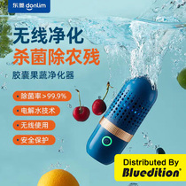 Dongling Capsule Fruit and Vegetable Purifier Machine Cleaning Machine for Home sterilization Portable Wireless Exclusion Automatic Washing Machine