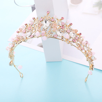 New childrens Crown Princess headband girl performance birthday hair accessories rhinestone bride Crown student jewelry headgear