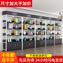 Boutique Shelf Show Shelf Multilayer Cosmetic Display Cabinet Beauty Salon Products Exhibition Stand Brief Modern Supermarket Exhibition Cabinet