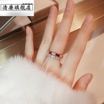 925 Silver Ring Ladies Personality Fashion Light Luxury Simple Rose Gold Diamond Snake Ring Wedding Commemorative Gift