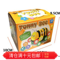 Creative childrens educational toy Little bee tumbling stunt car electric dump truck stall boy cartoon toy