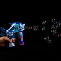Explosive music automatic bubble gun childrens toys dolphin bubble water gun manufacturers whale electric bubble machine