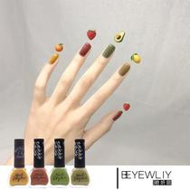 Pop color special candy color nail art fairy olive green summer nail polish set Net red shaking sound with the same